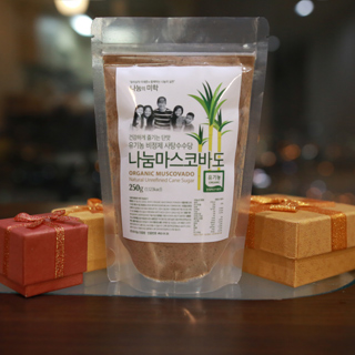 유기농 비정제설탕 나눔마스코바도 (250g)